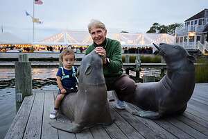 Walker's seat for the wedding